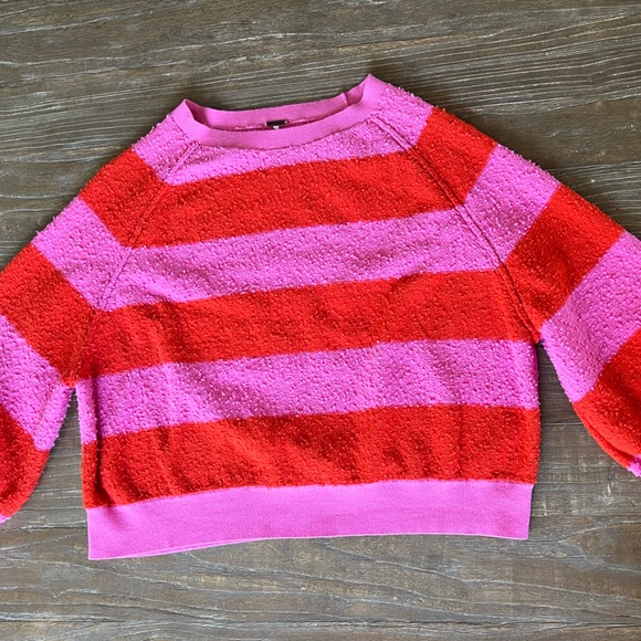 FREE PEOPLE Striped Sweatshirt - Picture 4 of 5